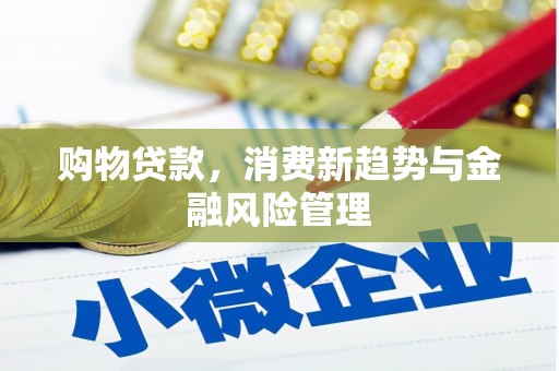 陆良购物贷款，消费新趋势与金融风险管理