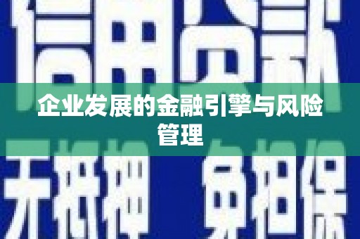 陆良企业发展的金融引擎与风险管理