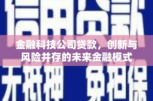 陆良金融科技公司贷款，创新与风险并存的未来金融模式