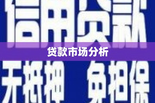陆良贷款市场分析