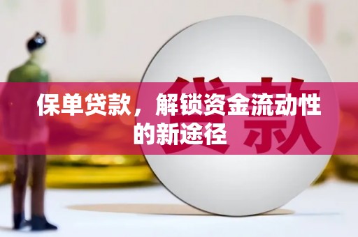 陆良保单贷款，解锁资金流动性的新途径