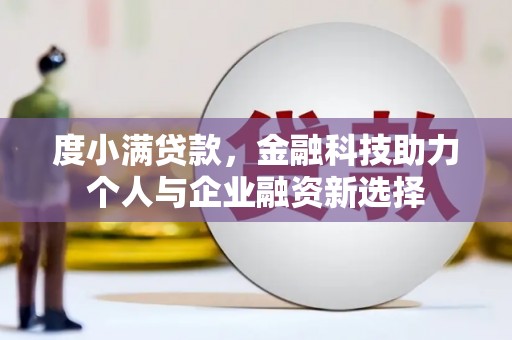 陆良度小满贷款，金融科技助力个人与企业融资新选择