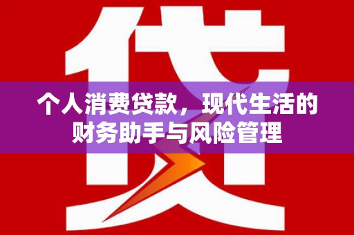 陆良个人消费贷款，现代生活的财务助手与风险管理