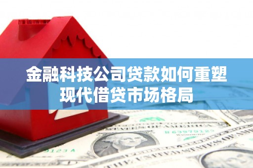 陆良金融科技公司贷款如何重塑现代借贷市场格局