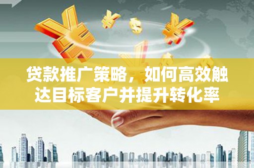 陆良贷款推广策略，如何高效触达目标客户并提升转化率