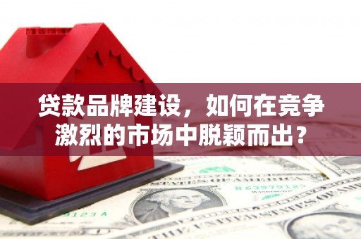 陆良贷款品牌建设，如何在竞争激烈的市场中脱颖而出？