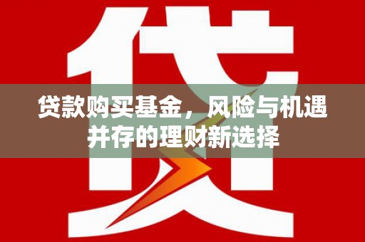 陆良贷款购买基金，风险与机遇并存的理财新选择