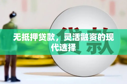 陆良无抵押贷款，灵活融资的现代选择