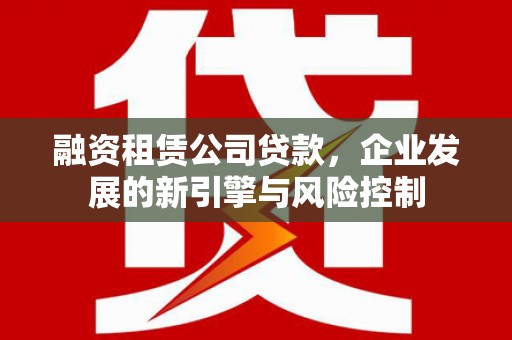 陆良融资租赁公司贷款，企业发展的新引擎与风险控制