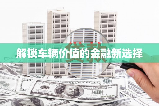 陆良解锁车辆价值的金融新选择