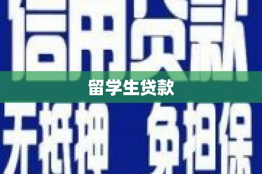 陆良留学生贷款