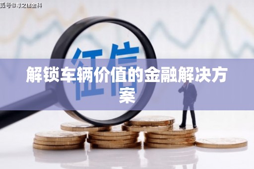 陆良解锁车辆价值的金融解决方案