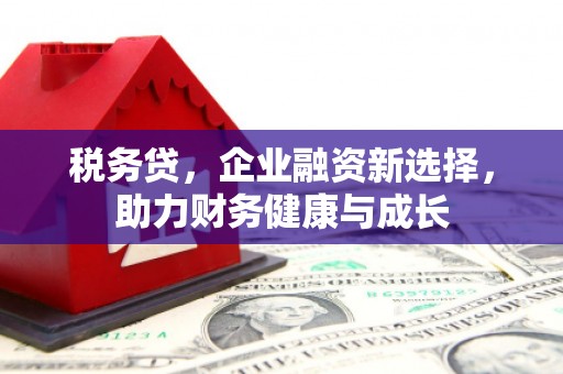 陆良税务贷，企业融资新选择，助力财务健康与成长